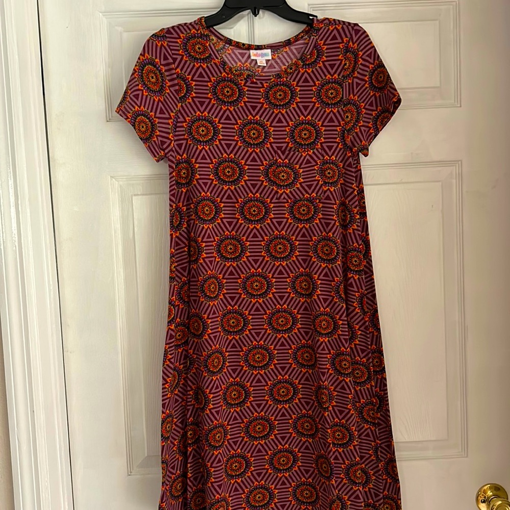 Lularoe Carly dress, excellent condition, so comfortable